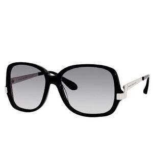 NIB Marc by Marc Jacobs Black Oversized Gradient Lens Sunglasses